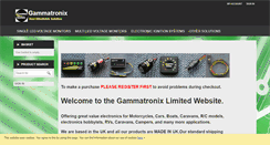 Desktop Screenshot of gammatronixltd.com